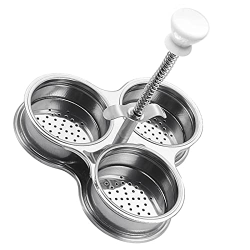 Yunnyp Egg Boiler Egg Poacher Durable Stainless Steel Egg Cups Kitchen Gadget Easy To Use For Poached Eggs Brunch Breakfast #TOP1