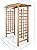 All Things Cedar GA87 Garden Arbor | Handcrafted Wooden Trellis for Climbing Plants Outdoor | Cedar Wedding Arches for Ceremony | Easy Assembly, Weather Resistant 60x25x86