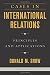 Cases in International Relations: Principles and Applications