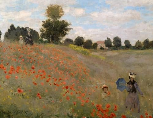 Impression Coquelicots de Claude Monet 60x90cm - Tableau Graffiti Art Premium