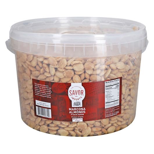 Savor Imports Fried and Salted Marcona Almond, 11 Pound - 1 each.