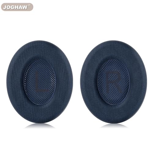 Image of Full Cooling Gel Replacement Earpads for Bose QuietComfort QC35 Headphones Ear Pads Cushions with Breathable Ice Silk Fabric, High-Density Noise Cancelling Foam - Blue