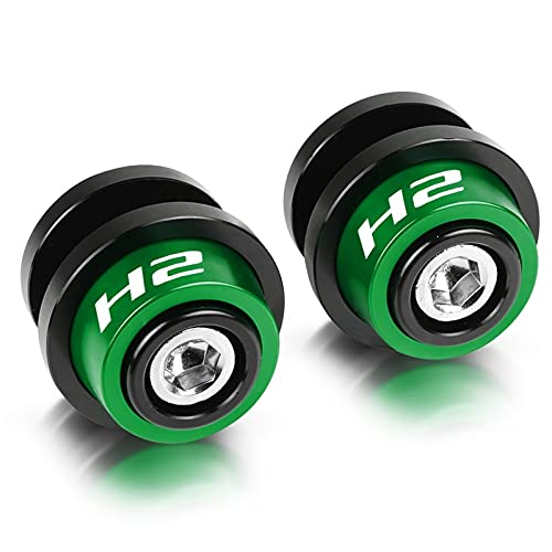 Spools 8mm Kawasaki ZH2 diabolos aluminium vert CNC