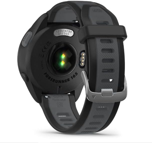 Relógio Forerunner 165, Bateria 14 dias, tela AMOLED, Gps, Treinos Personalizados, resistente à água, original Nota Fiscal e garantia - Preto