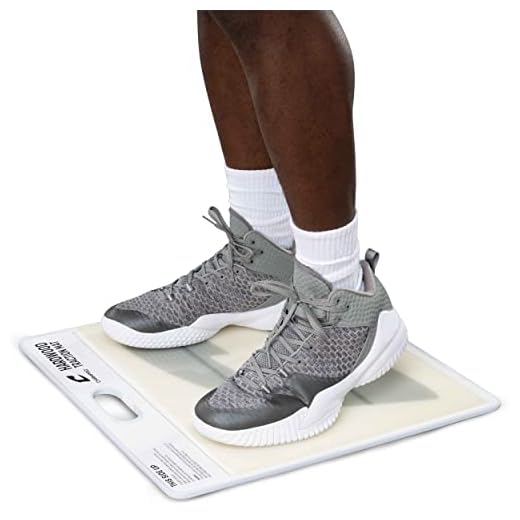 CHAMPRO Hardwood Floor Shoe Traction Mat for Basketball Court and Gym Floors, White
