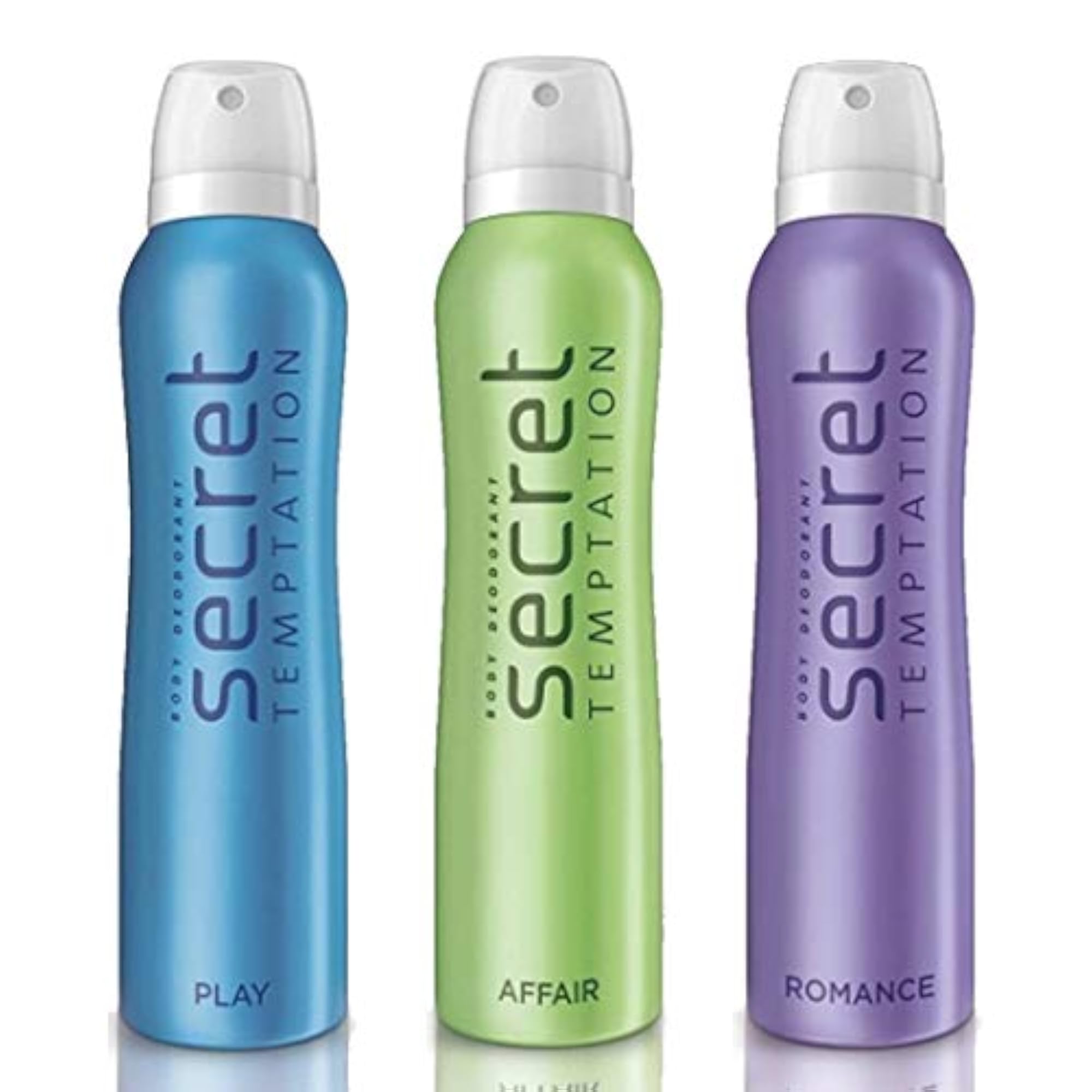Affair, Play and Romance Deodorant for Women, 150ml Each