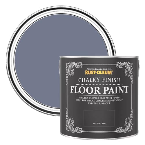 Rust-Oleum Blue Scratch Proof Floor Paint in Matt Finish - Hush 2.5L