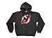 Calhoun NHL Surf & Skate Unisex Pullover Nantucket Hoodie with Chenille Team Logo Crest (New Jersey Devils, Large)