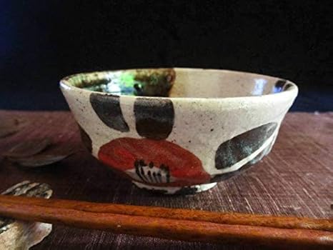 Amazon 佐藤和次作 織部 椿文 飯碗 飯碗 オンライン通販