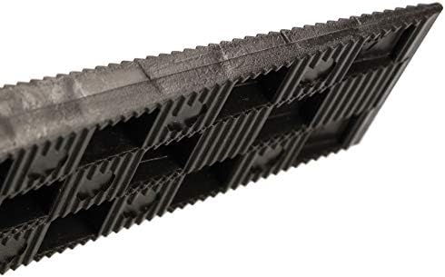 KOTARBAU® Plastikowe kliny montażowe 94 x 44 x 14 mm do okien, drzwi, ramy okiennej, czarne, 50 sztuk