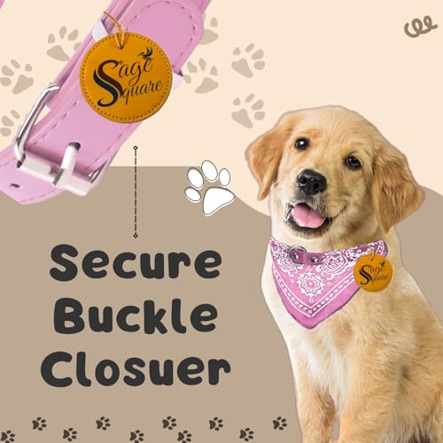 Image of Sage Square Stylish Dog Collar Scarf - Adjustable, Comfortable, Fashionable Accessory for Pets, Soft & Durable Fabric, Dog Breeds, Ideal for Daily Use, Special Occasions (Blue)