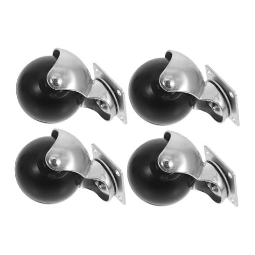 OSOLADY 4個 家具用静音球体キャスター 汎用スイベルホイール オフィスチェア デスク テーブル用 移動自在で床を傷けにくいキッチンラック