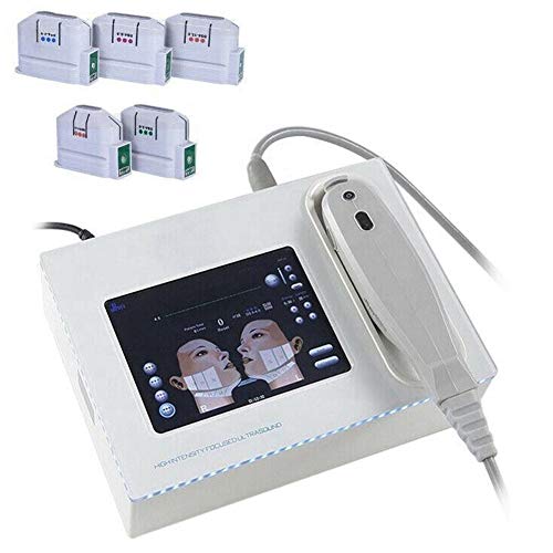 Preisvergleich Produktbild Naturl Hifu-Hautstraffungsmaschine mit 5 Patronen intensitätsorientierter Hifu Faltenentfernung Schönheit Maschine für Gesicht und Körper