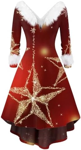 MOKBAY Weihnachtskleider Damen Ugly Weihnachts Swin Produktbild-Vorschau 3