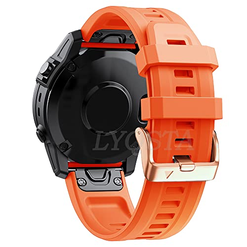 Correa de silicona de 20 mm para Garmin Fenix 7S y 6S en color ágata
