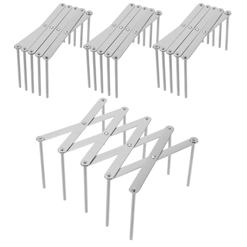 ZOENHOU 4 Stück Deckelhalter Rippchenhalter aus Edelstahl, Verstellbarer Spareribs Halter, Multifunktionales Deckelhalter Edelstahl Topfdeckelhalter Spareribshalter für Pfannen, Töpfe, Deckel ZOENHOU 4 Stück Deckelhalter Rippchenhalter aus Edelstahl, Verstellbarer Spareribs Halter, Multifunktionales Deckelhalter Edelstahl Topfdeckelhalter Spareribshalter für Pfannen, Töpfe, Deckel