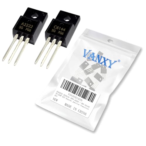 6Pairs 2SA2222 2SC6144 A2222 C6144 TO-220F BJT Transistor
