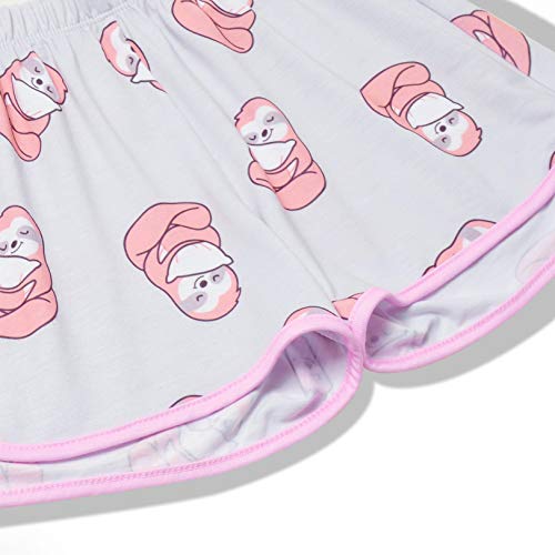 CHILDRENSTAR Matching Girls&Doll Pajama Sets Summer Pjs Flutter Sleeve Sleepwear4