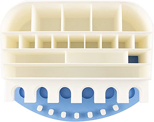 Image of Organizer for Cricut Tools and Accessories Blade Holder Caddy,Storage Compatible with Cricut Maker Blades /QuickSwap Tip /Explore DeepCut Blade(Blue)