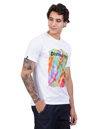 Image of Men's Super Combed Cotton Round Neck Half Sleeve T-Shirt | Soft Breathable Cotton Fabric | Stylish Comfortable Wearfor Men | Quality Regular Fit