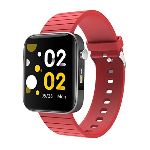 Smartwatch Fitness Armband mit Pulsuhren,Fitness Uhr mit Blutdruck,Taschenlampe,Pulsoximeter,1.54 Zoll Voll Touchscreen Sportuhr Wasserdicht