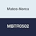 Matco-Norca MBTR0502 Malleable Reducing Tee, 1" x 3/8", Black