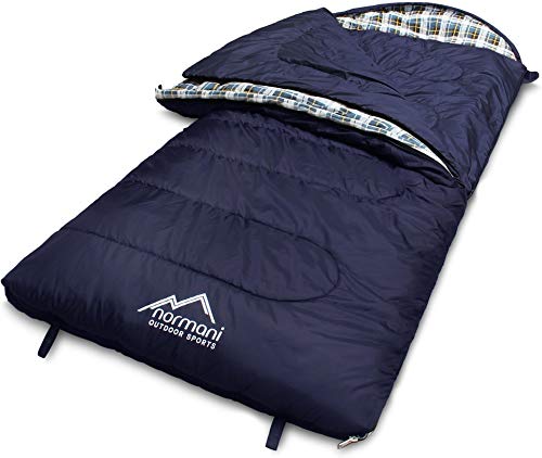 normani 4-in-1-Funktion Extrem Outdoor Schlafsack 'Antarctica' aus Nylon Rip-Stop mit 500 + 250...