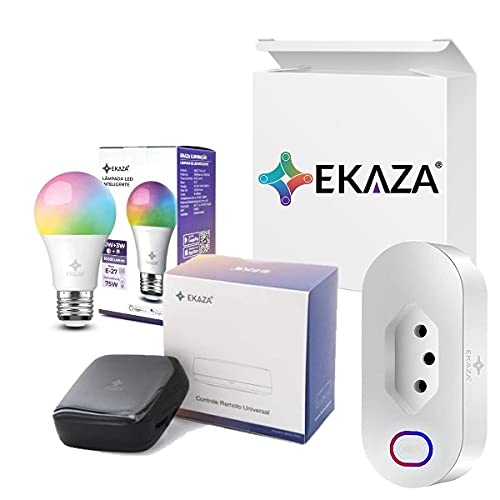 Kit Casa Conectada Ekaza Casa Inteligente (1 Smart Controle Unive...