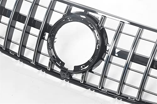 Grille avant Benz X253 W253 GLC 2020 maille argentée style GT avec trou caméra