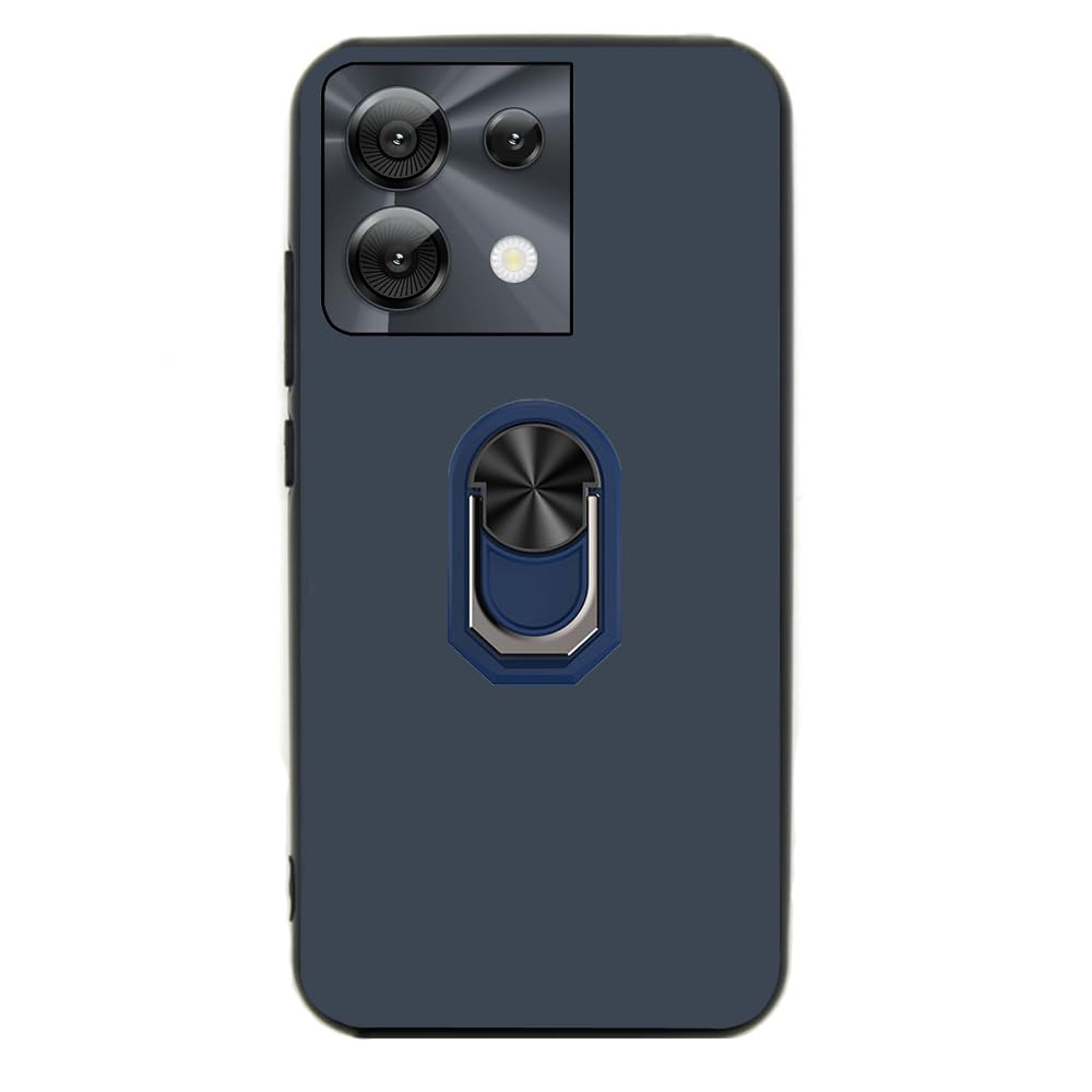 Covthch Compatible For UMIDIGI G9 5G Phone Case, UMIDIGI G9 G9T G9C G9A 2024 6.75 Case, Metal Ring Holder Kickstand Resilient Silicone Rubber TPU Flexible Slim Thin Phone Case -Yellow - View #6