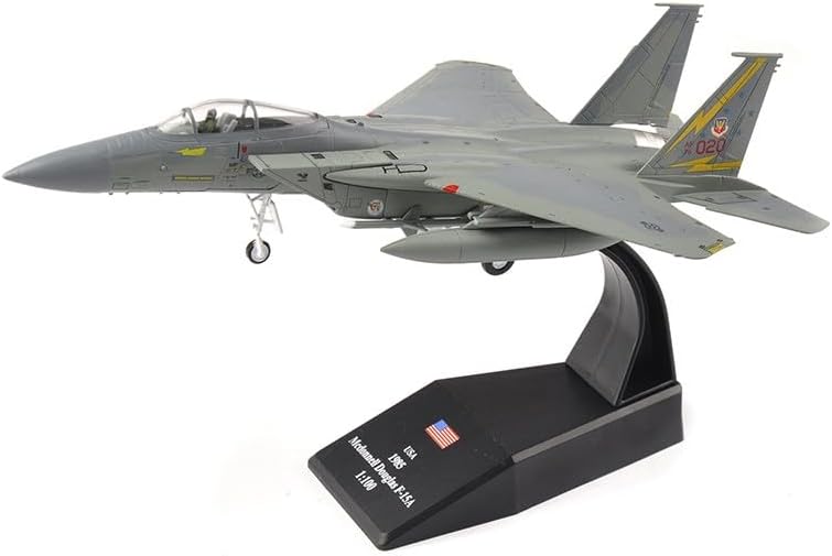 – McDonnell F-15A Eagle Diecast Aircraft Model 1/100 Scale Plane Toy Collectable Gift