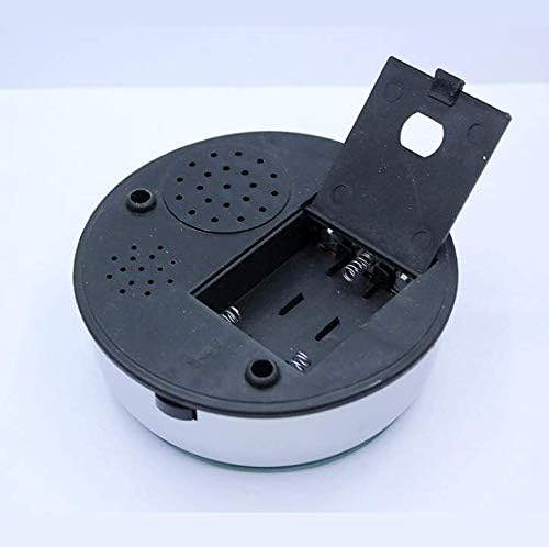 Miniatura 4 de Zoogamo Base de exhibición de luz giratoria de 7 LED, soporte de cambio de color de 4 pulgadas con placa de espejo para arte de cristal