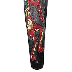 Walker And Williams KB-56-BLK Kokopelli sculpté à la main sur cuir noir de qualité supérieure - Les Beatles, Paul McCartney, John Lennon, RIngo Starr, George Harrison Walker And Williams KB-56-BLK Kokopelli sculpté à la main sur cuir noir de qualité supérieure – Image 7