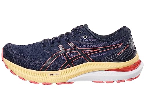 ASICS Women's Gel-Kayano 29 Running Shoes, 6.5, Midnight/Papaya