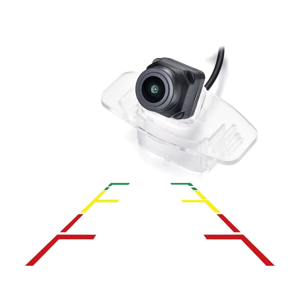 Vlicevrn Fisheye Vehicle Panoramic Car Rear View Camera Wide Viewing Angle Night Vision Backup Parking Camera for Honda Accord/Spirior/Honda City/Fit