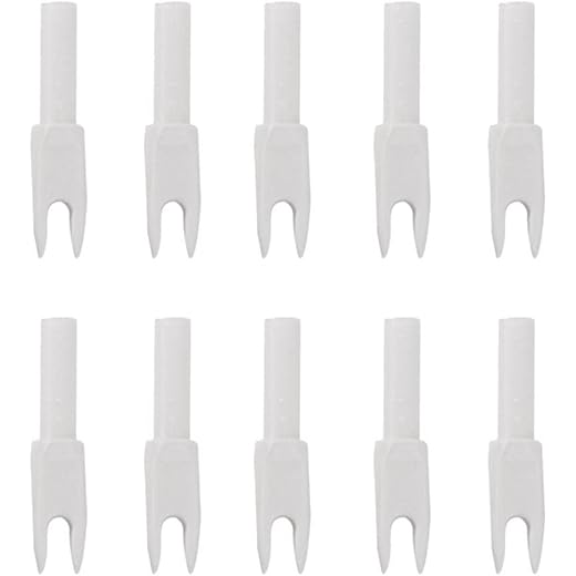 HEAVENGLOW Archery ABS PVC Nocks Pack of 10