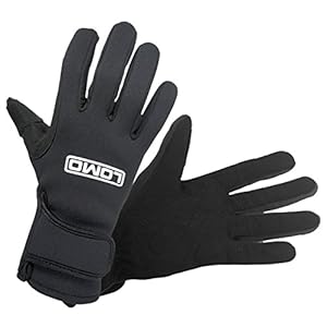 Lomo Kajak-Handschuhe Neopren Amara Schwarz