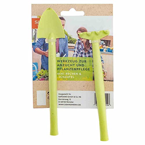 Siena Garden 111-14 Kit d'outils de piquage et râteau