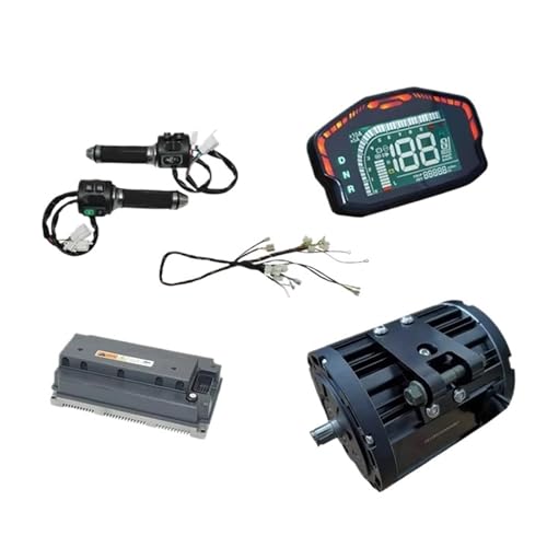 Hub Motor QS138 Kit 4000W Mid Drive Electric Motor for Convert 7500W Max Continuous 72V 110KPH with EM200-2SP Controller(Belt)