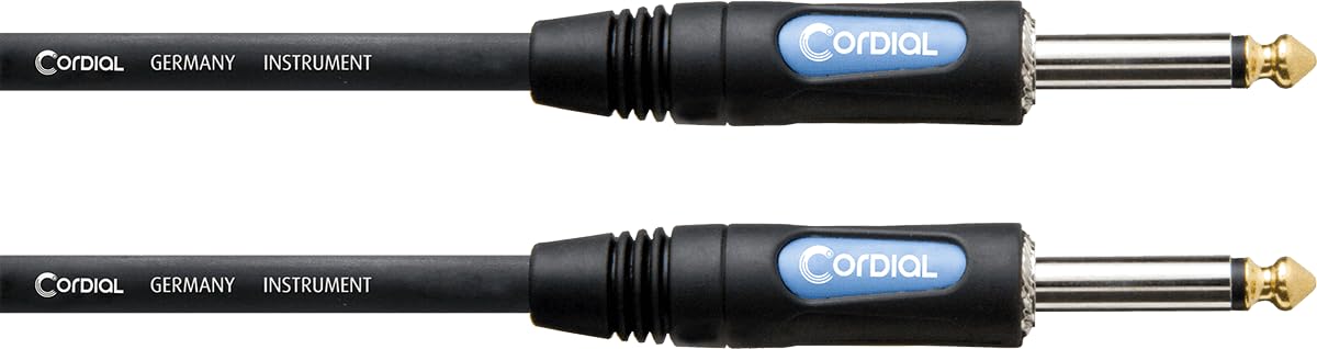 Cordial Intro 3m Straight to Straight Instrument and Guitar Cable