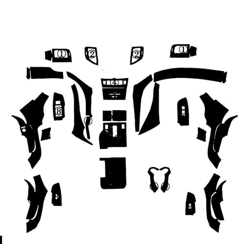 Autocollant changement couleur console pour masquer rayures Accord 8