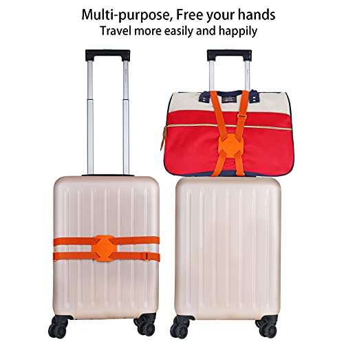 Image of VVILL Bag Bungee, Luggage Straps Suitcase Adjustable Belt - Lightweight and Durable Travel Bag Accessories