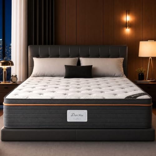 DANNASI Full Size 12 Inch Hybrid Mattress, Cool Gel Memory Foam...