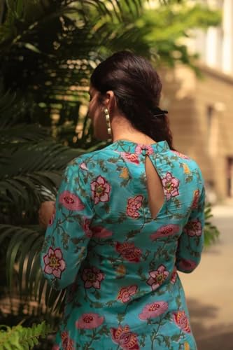 Image of DHRUVI TRENDZ Kurta Sets for Woman | Kurti Set for Woman | Short Kurti for Women | Kurtis | Anarkali Suit for Womens | Dress | Salwar Suit for Party Outfits | Sleeveless Kurti for Women Stylish