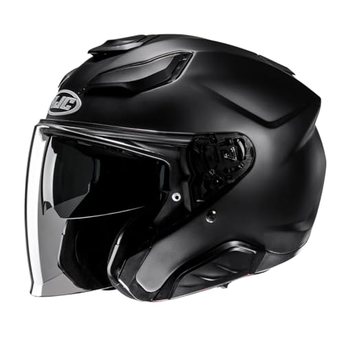 HJC, Casque Moto Jet F31 UNI Semi Mat Noir, M