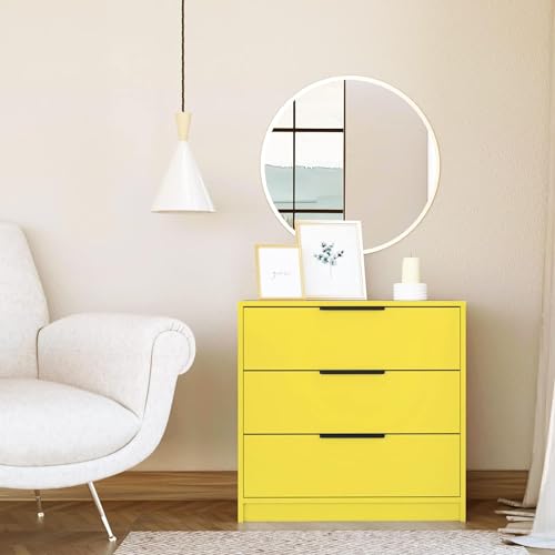 Image of Wall Stickers Pure Yellow Matt Wallpaper Decal DIY PVC Self-Adhesive Wallpaper for Office, Home Decorative(24x200, Yellow Mat)