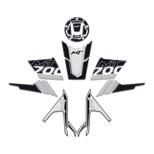 Autocollants de réservoir moto CFMoto 700MT 2023-2024 kit de protection gel