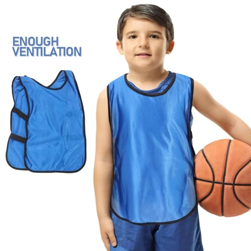 BESPORTBLE Scrimmage Training Vest: 6 Pcs Team Practice Vests Team Practice Pinnies Sports Pinnies for Soccer Basketball Football Volleyball Hockey - Image 3