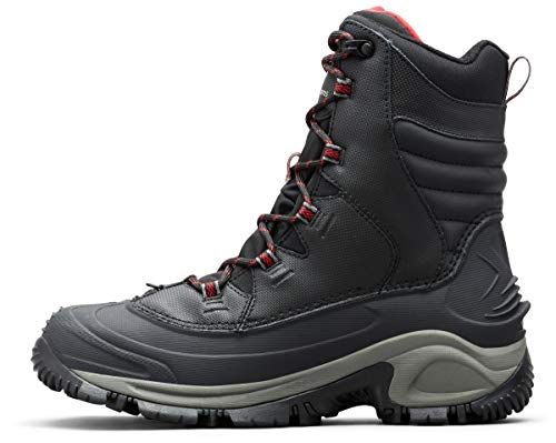 Columbia Men's Bugaboot III Snow Boot, Black/Bright Red, 13 - Thumbnail 3