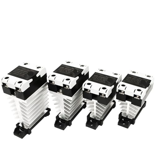 Relé de estado sólido SSR monofásico de alta disipación térmica para control preciso de 24-480V CA
